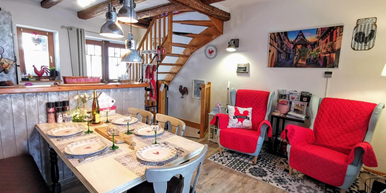 Gite Le Coq Rouge Eguisheim Kültér fotó